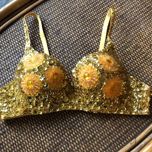 Youmita Other - FESTIVAL•EDC Beaded Bra Top